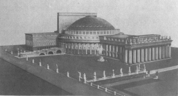 История НГАТОиБ: Окончательный проект Новосибирского театра оперы и балета, по которому завершено его строительство