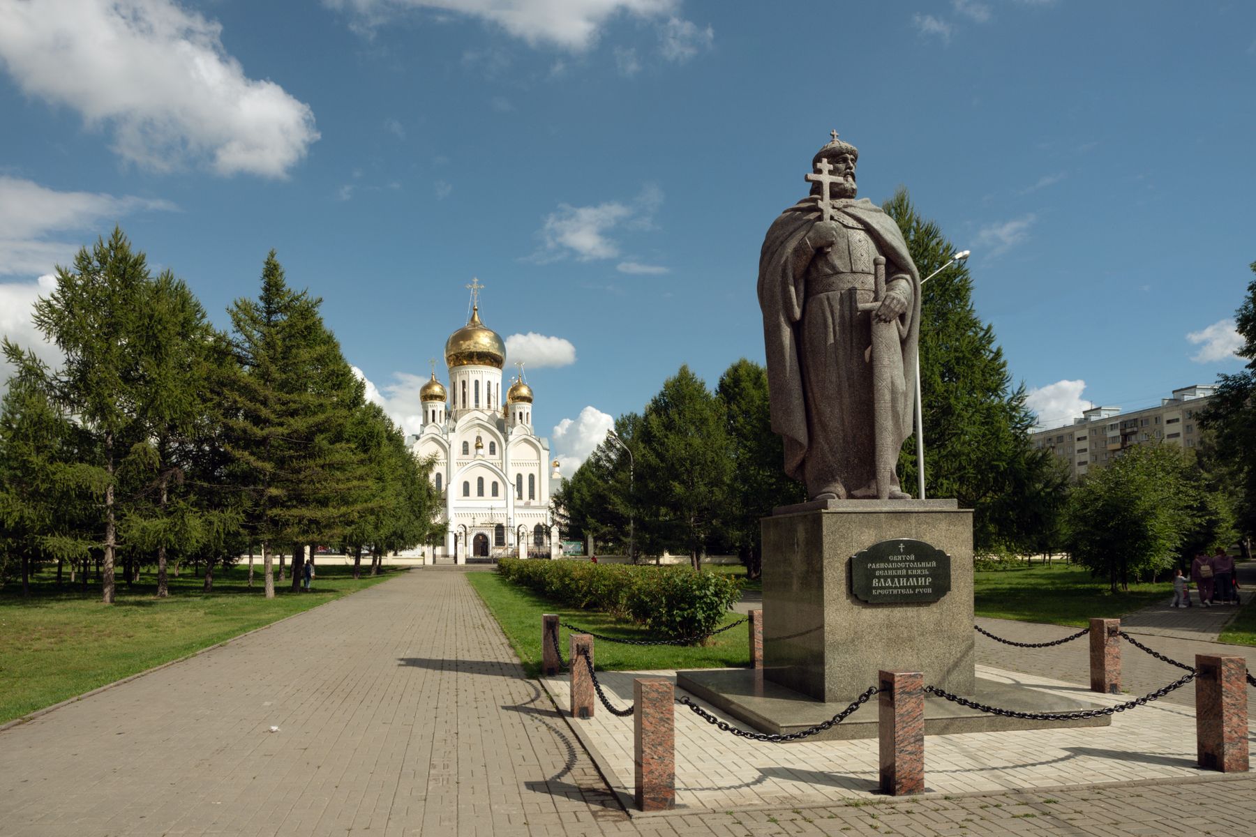 Вид на Троице-Владимирский собор. Новосибирск